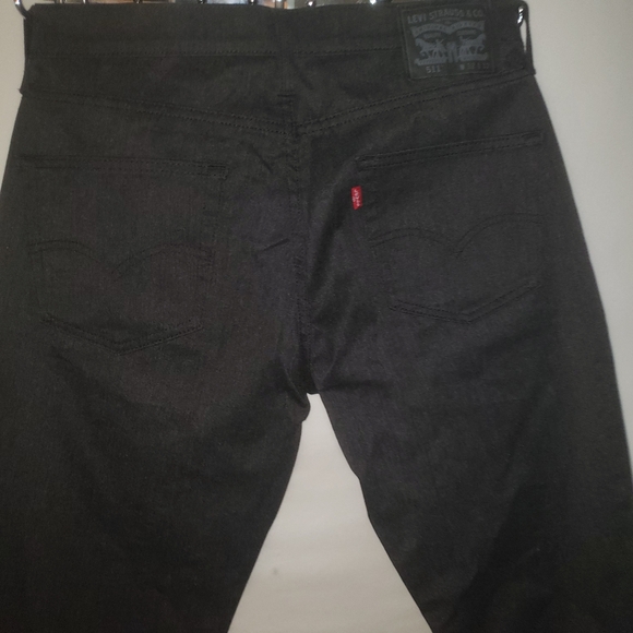 Levi's 511 Jeans Mens 32x32 Gray Wash Denim Slim Fit Straight Leg Modern - Picture 3 of 14